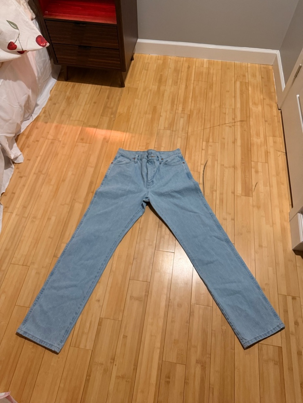 Wrangler Light Blue Straight Men's Jeans